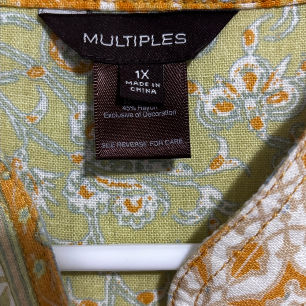 Multiples Womens Patchwork Jacket/Top - image 5